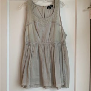 Topshop Top, pastel blue/green, 100% cotton